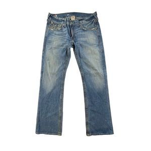 True Religion Billy Bootcut Distressed Jeans Men's Size 36x32 A100